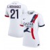 Paris Saint-Germain Lucas Hernandez #21 Dámské Venkovní Dres 2024-25 Krátkým Rukávem